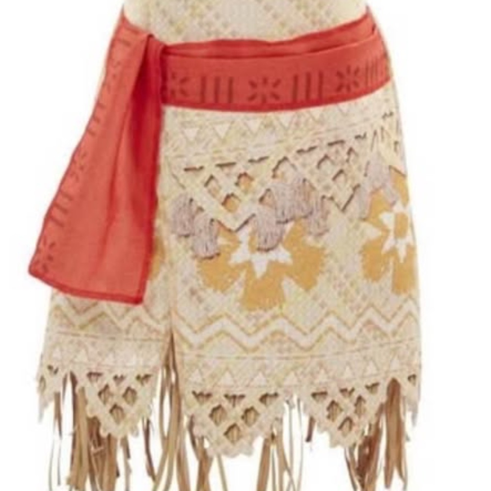 BRAND NEW girl Disney disney moana princess skirt only size 4-6X